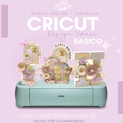 Portada Curso cricut design space